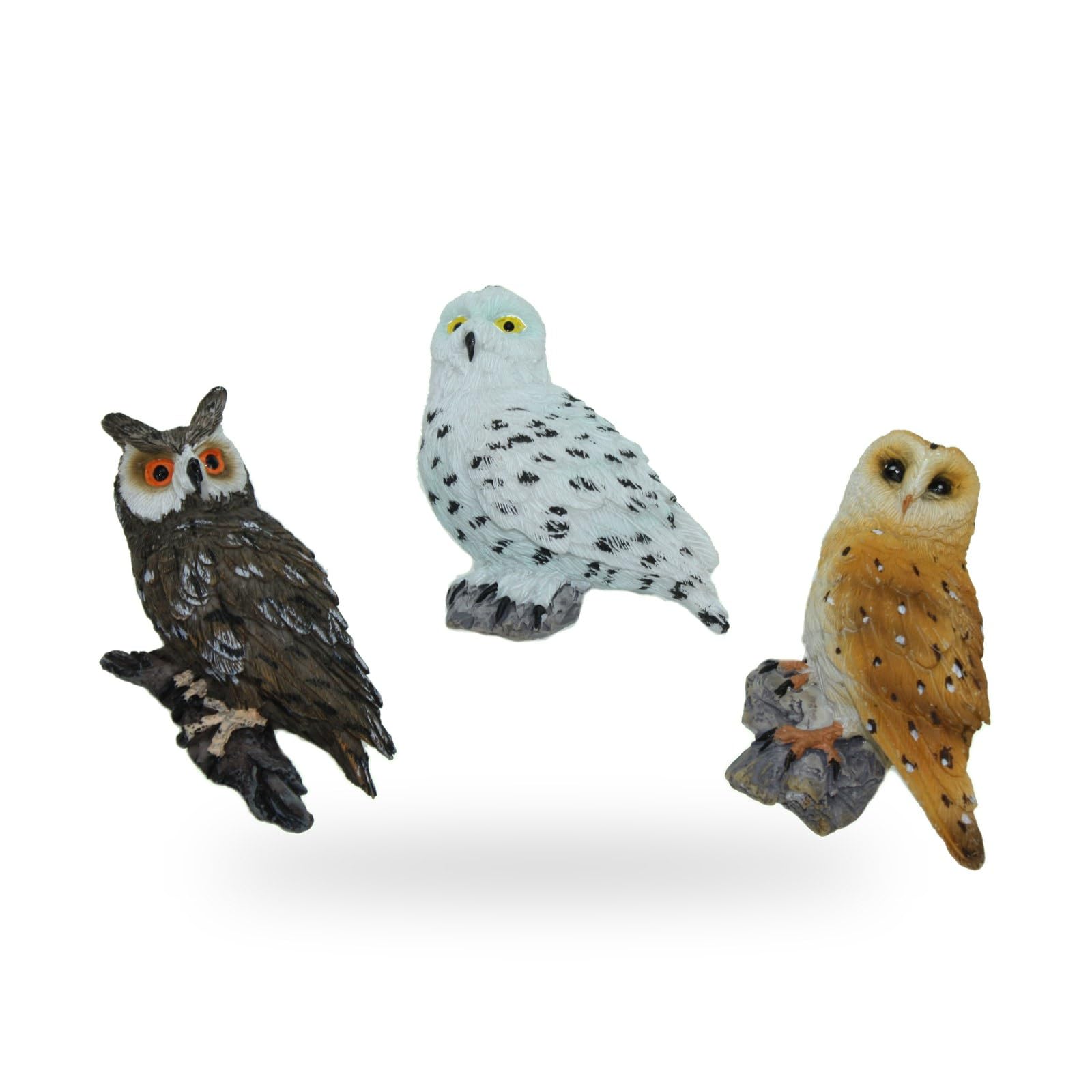 Cornelißen Polyresin Magnet Owl Set of 3