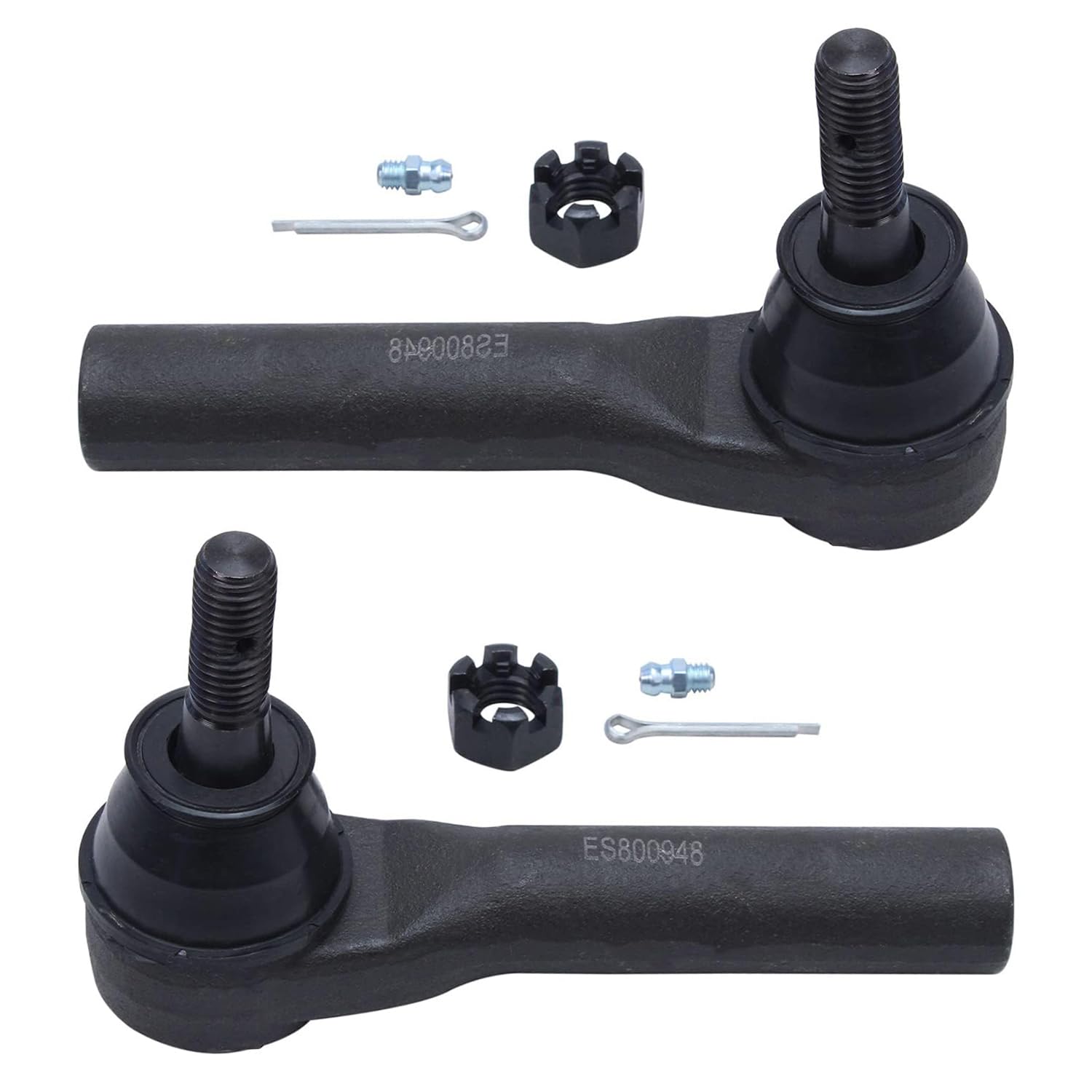 Detroit Axle2 Front Outer Tie Rods for Chevy Silverado 1500 Tahoe GMC Sierra 1500 Yukon XL Cadillac Escalade Outer Tie Rod End Links Replacement