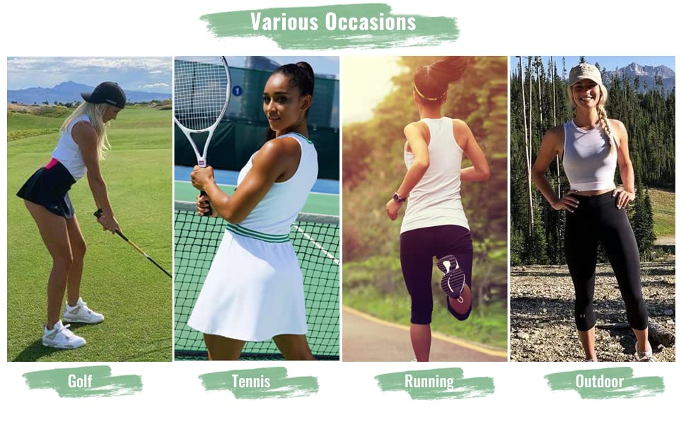 Image of COOrun Women Golf Sports Shirts Sleeveless Athletic Polo Shirt Collarless Active Tank Tops with Zipper