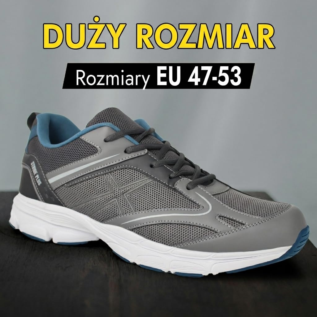 Męskie buty do chodzenia Hawkwell duże rozmiary 47-53 • Lekkie i wygodne buty sportowe codzienne