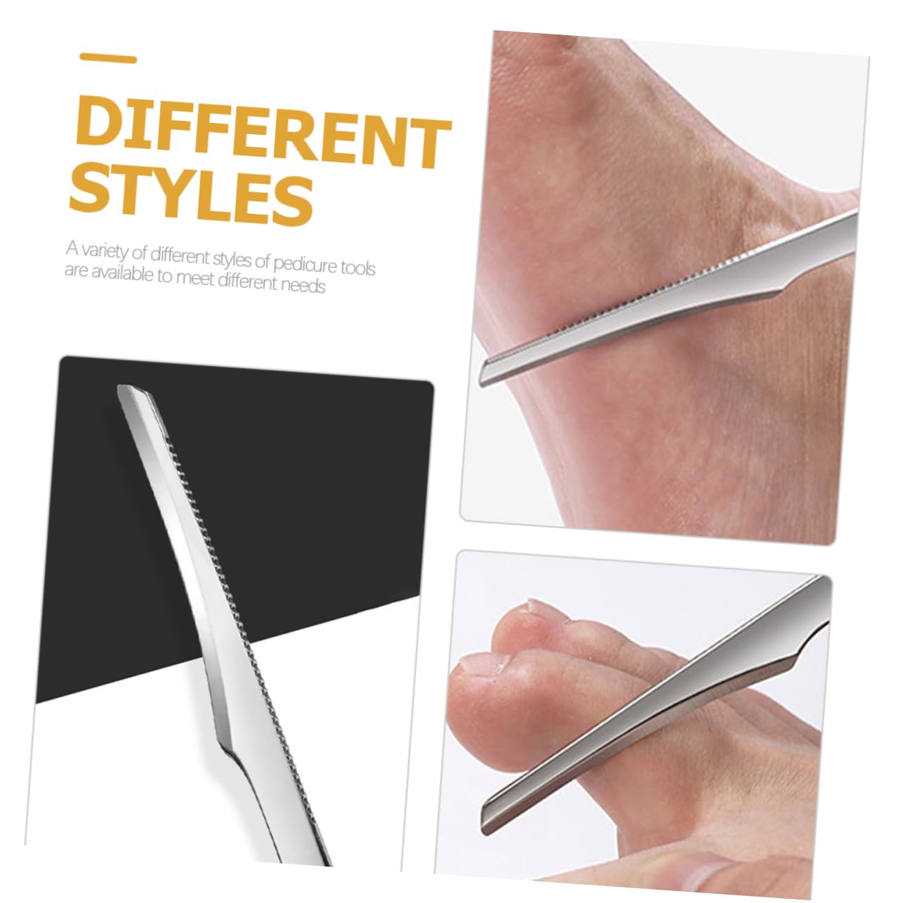 SOESFOUFU 3pcs Toe Pedicure Knife Kit Foot Kit Ingrown Toenail and Dead Skin Remover Professional Foot Trimmer