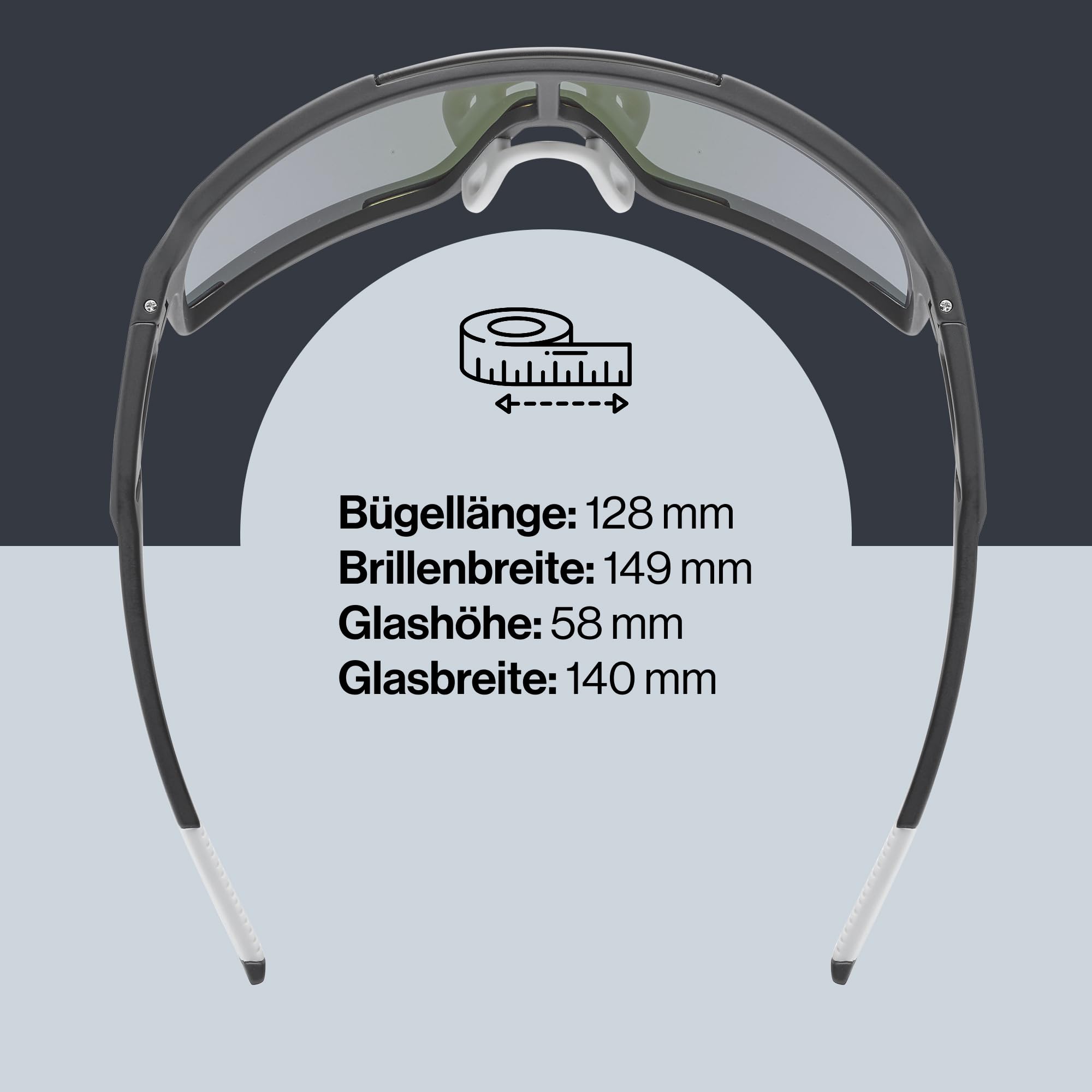Uvex cellon Sportbrille Sonnenbrille – Ultraleicht mit 100% UV400 Schutz