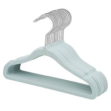 ManGotree Kids Velvet Hangers, 11.6