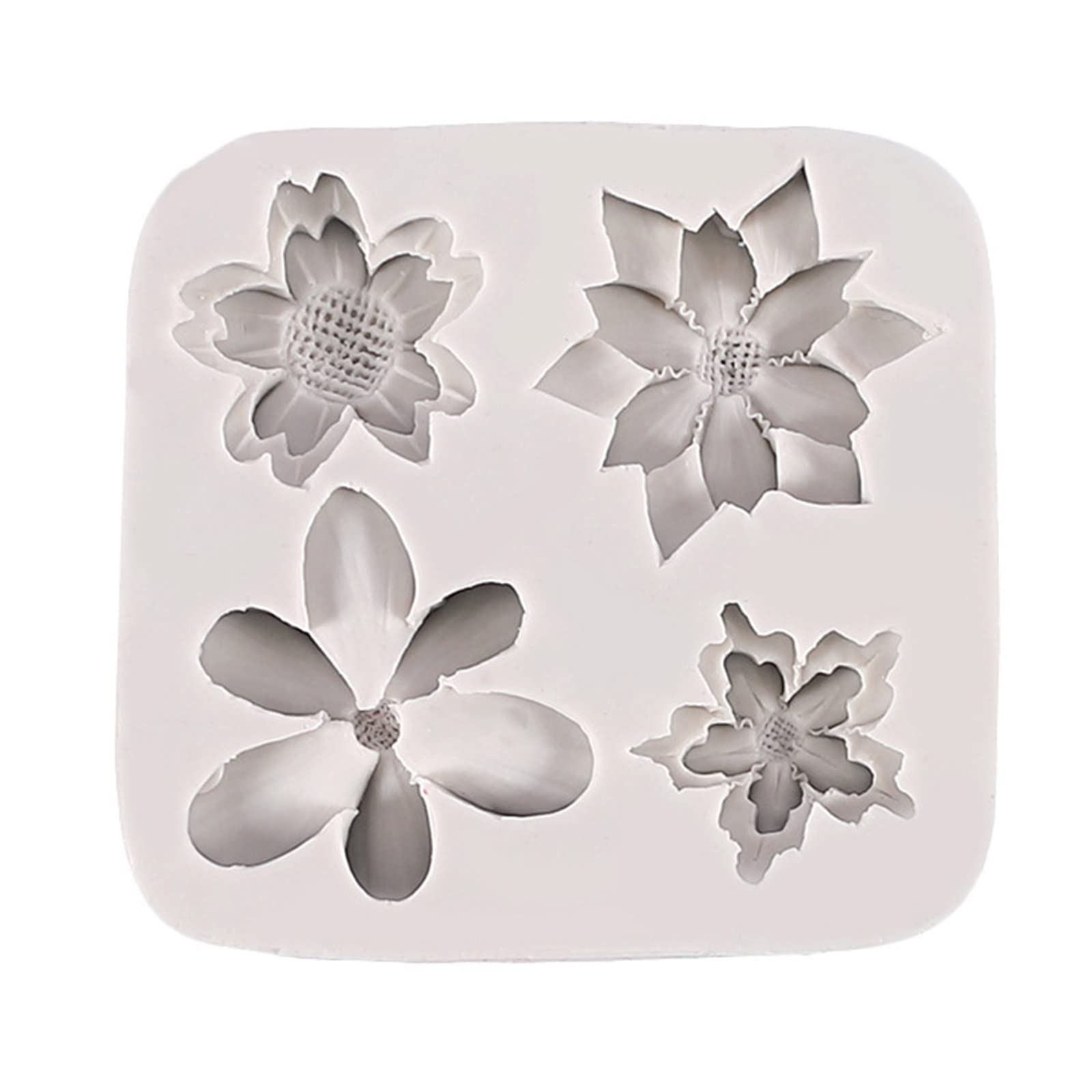 Buxuaaaa 3D Cake Shape Silicone Fondant Chocolate for Kitchen Baking Silicone Chocolate Molds Shapes