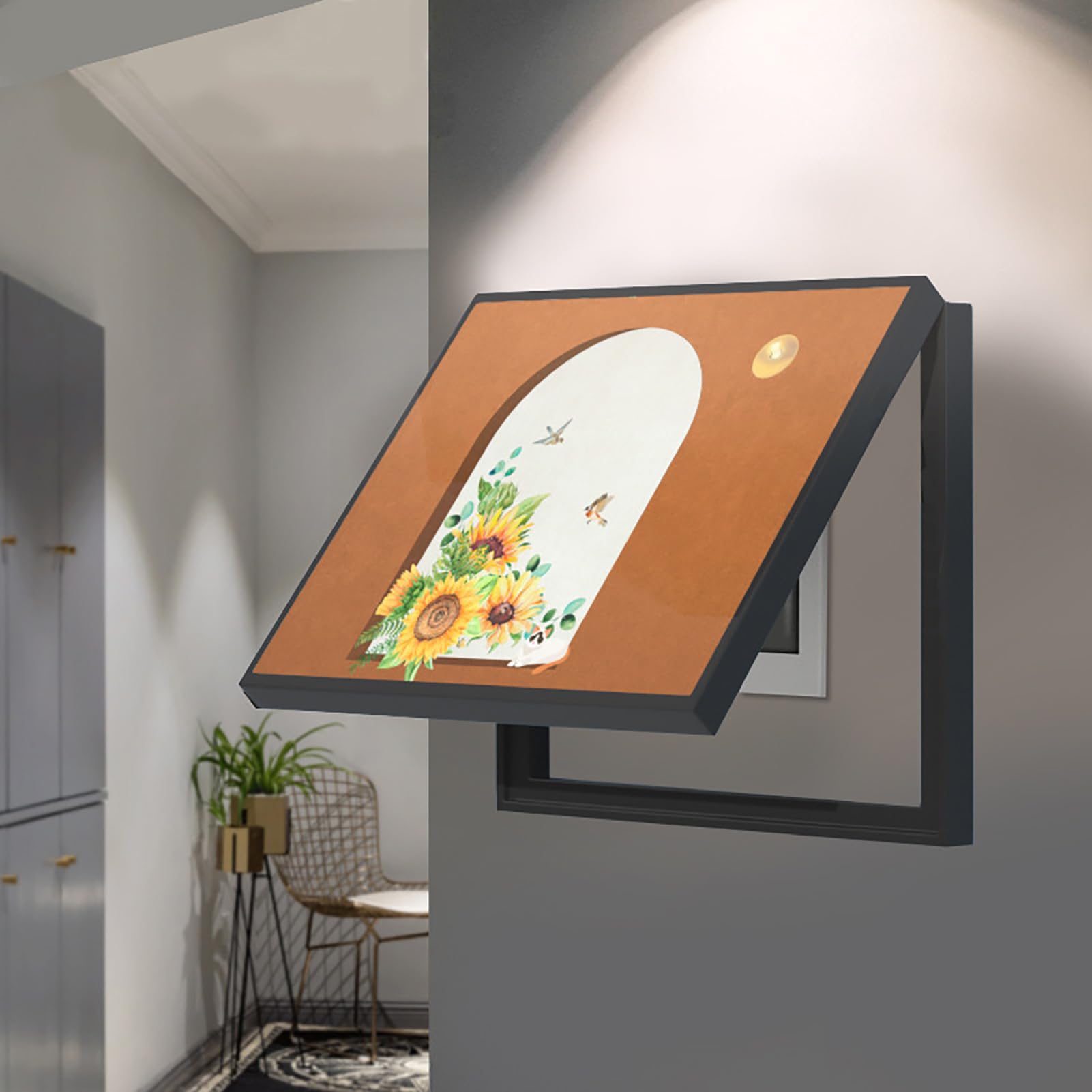 ThAyLa Pannello di copertura del contatore elettrico nascondi dipinti, quadro decorativo moderno interruttore scatola di distribuzione, nascondi scatola di protezione di distribuzione copertura