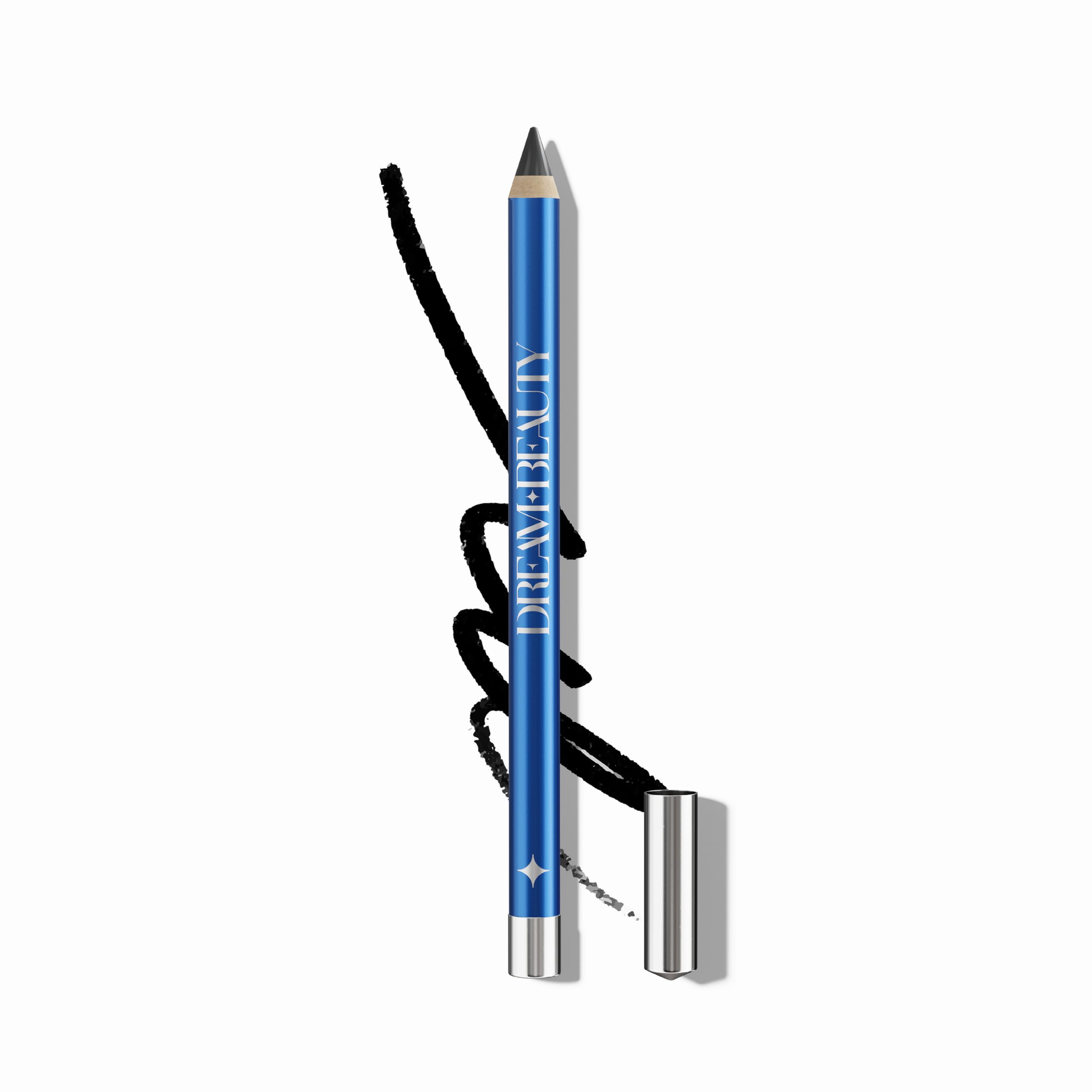 Dream Beauty Eclipse Kajal | Intense Black Waterproof Kajal Pencil | Smudge-Proof, Long Stay | With Sharpener | Camphor & Vitamin E Infused | Matte Finish | 1.5gm
