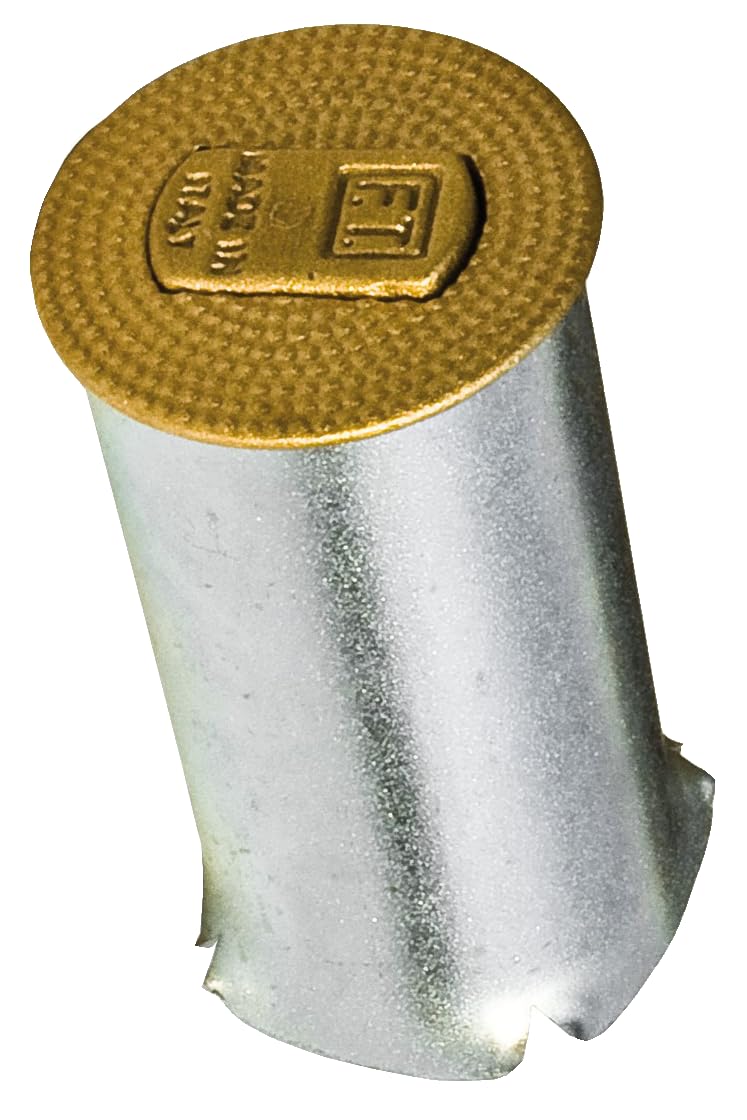 F.T. 4965 Fortress - Candado de campana de bola de acero para persiana enrollable (par KA llave clásica)
