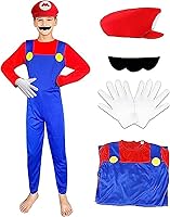 Vista 1 de Super Costume Brothers Cosplay para niños Cosplay con accesorios