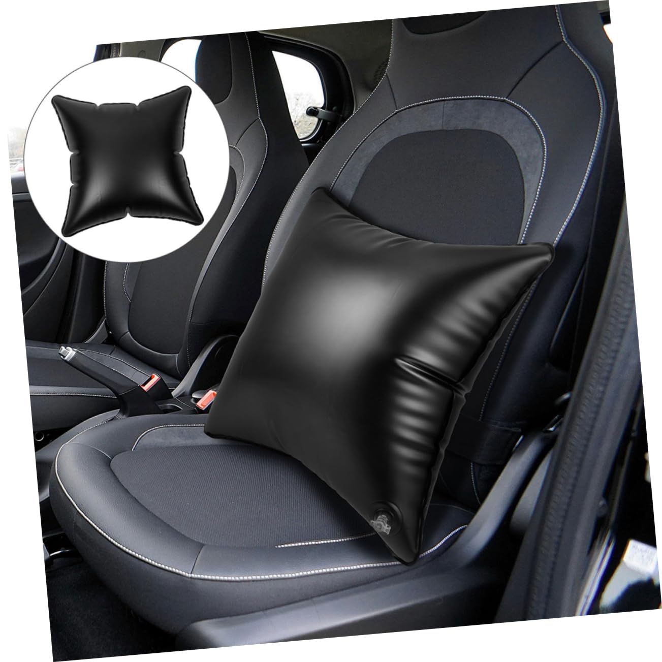 CIYODO Inflatable Pillow Insert for Outdoor Travel and Camping Portable Cushion for Car and Home Use Ergonomic Support for Waist Head and Back and Convenient