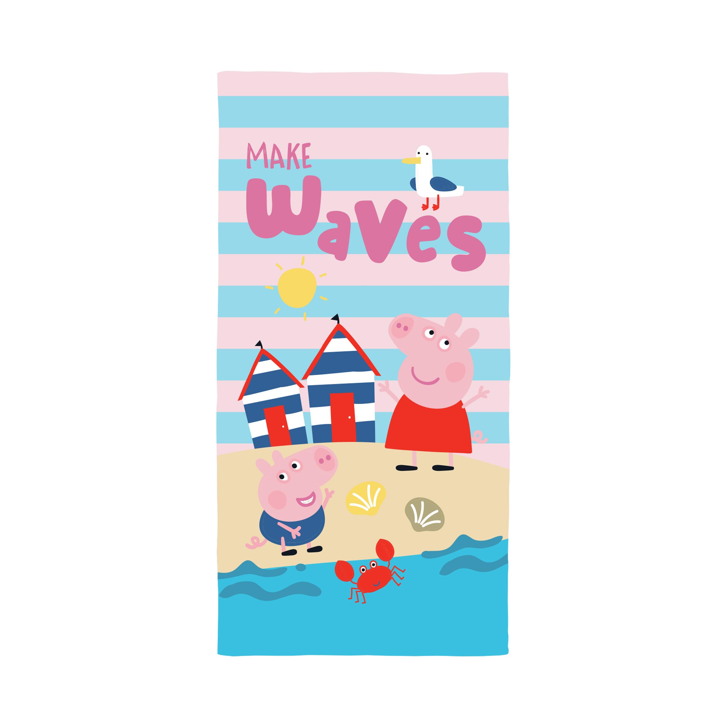 Peppa Pig Waves 100% Cotton Towel