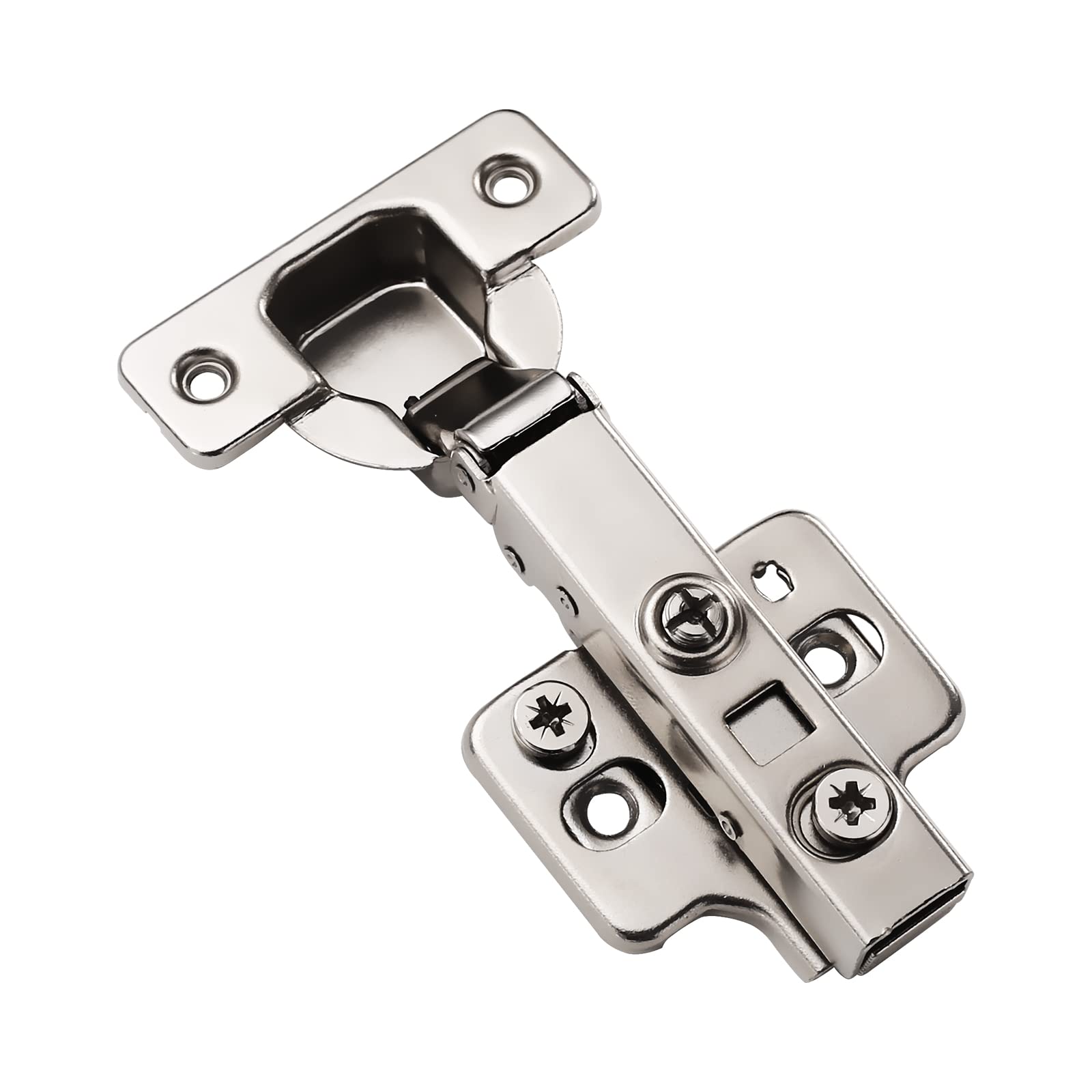 ELEBUILD 10 Pack Kitchen Hinges,Soft Close Full Overlay Kitchen