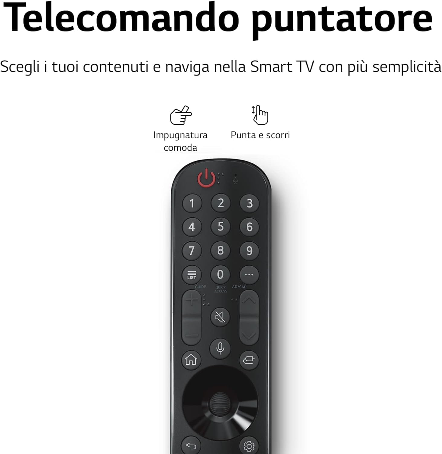 LG 65QNED916QA Smart TV 4K 65" TV Mini LED QNED91 2022 con Processore α7 Gen 5, Precision Dimming Pro, Dolby Vision, 2 HDMI 2.1 @48Gbps, VRR, Google Assistant e Alexa, Wi-Fi, webOS 22