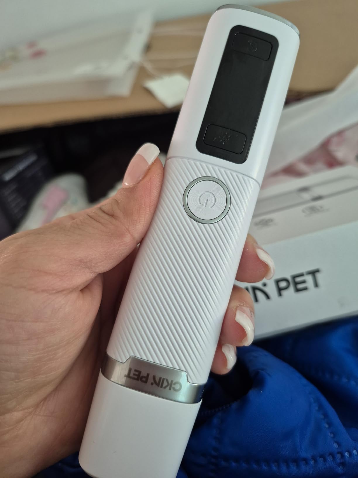 3-Speed Quiet Electric Pet Nail Grinder, 2 LED, 2000mAh Rechargeable, All Dogs & Cats photo review