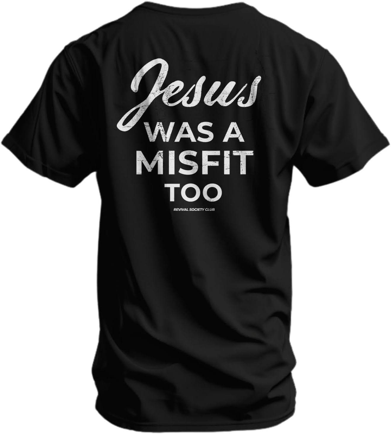 Combat Iron Men’s Performance Graphic T-Shirt – Jesus was a Misfit Too Athletic Fit Tee