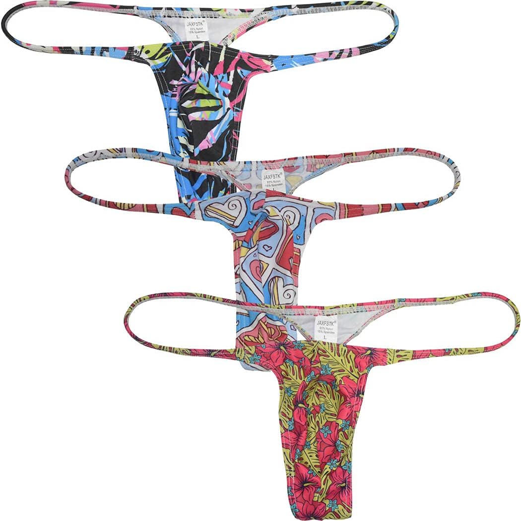 OROCOJUCO Sexy Men's Posing Micro Bikini Thong Underwear Slim Cut Swim G-string Hipster Tangas
