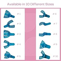 Vista 5 de Bandejas de impresión dental perforadas sin látex desechables bolsa de 12 piezas (#1 grande superior)