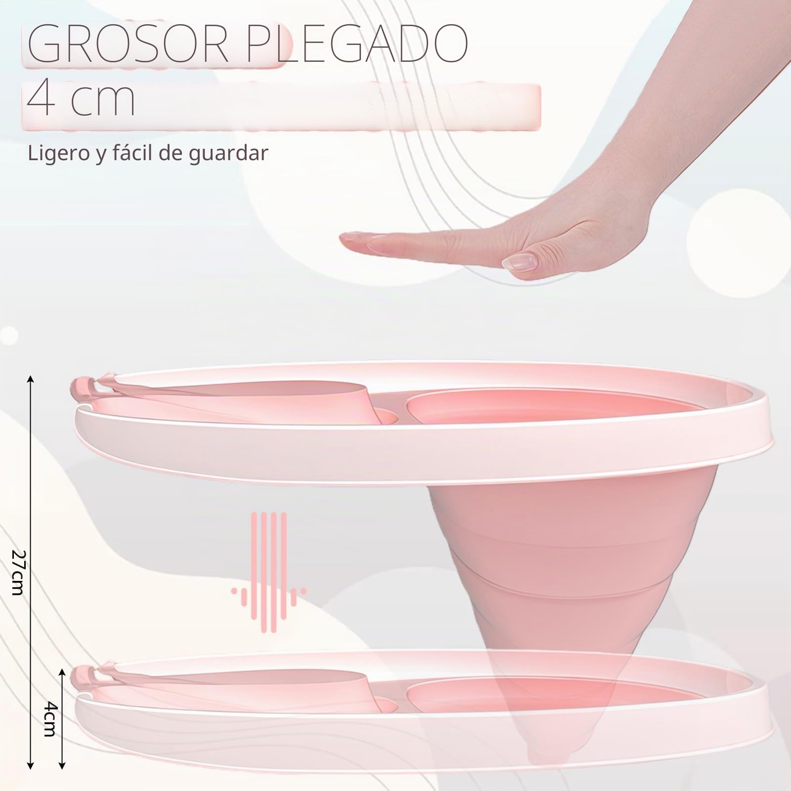 Lavabo de pelo para postrado en cama, lavamanos de pelo plegable, lavacabezas portátil para postrados en cama, lavado de pelo en la cama para mujeres embarazadas y personas con cepillo de