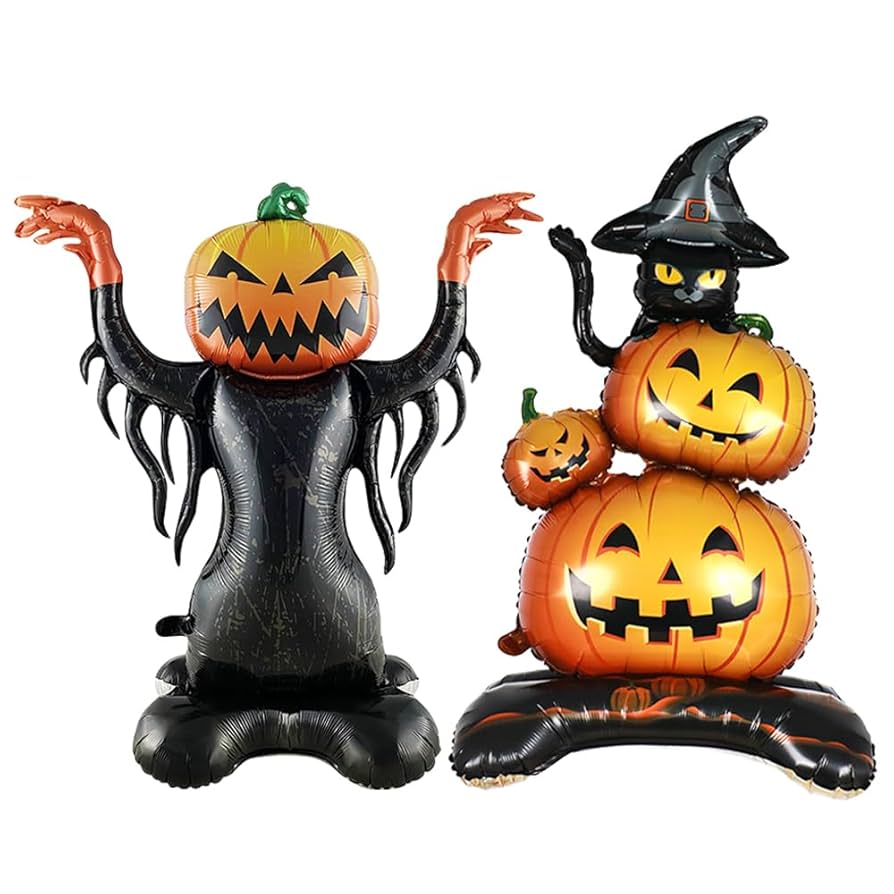 Amazon | ハロウィン バルーン 装飾 2個 高さ約99cm 風船