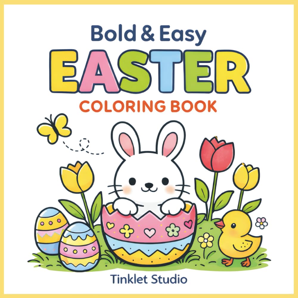 Bold & Easy Easter Coloring Book