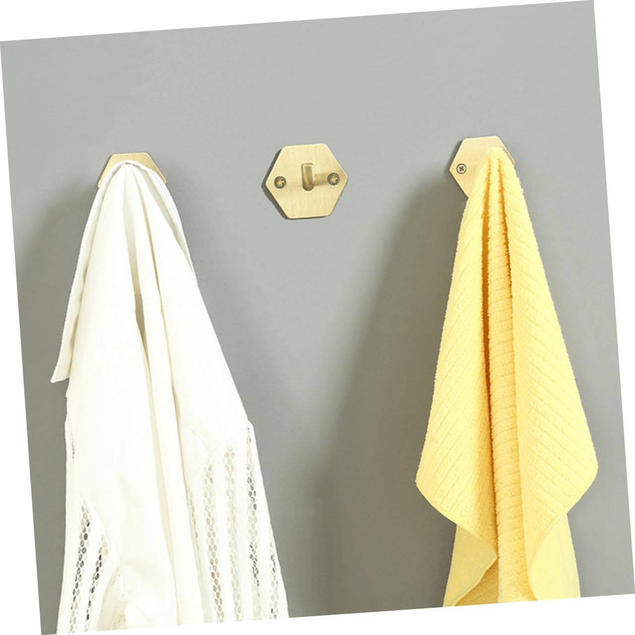 Operitacx Gancio da Parete Resistente in Ottone Appendiabiti Multifunzionale per Casa Bagno e Cucina Non Facile da Arrugginire o Deformare