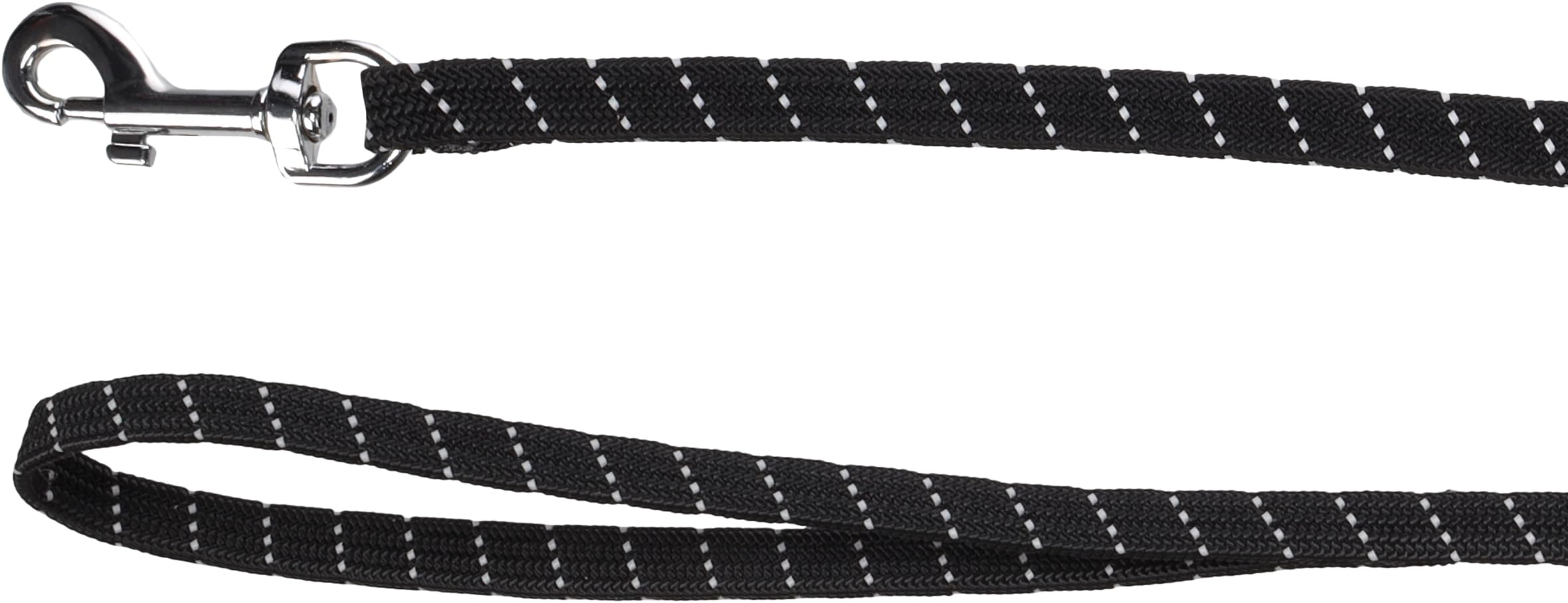 pettorina gatto - Elza nero - 22-32cm - 27-46cm - guinzaglio 110cm - nylon regolabile - riflettente - con moschettone