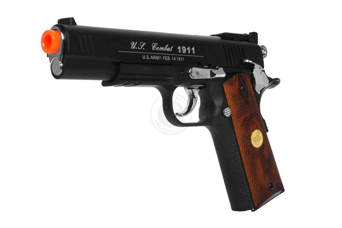500 fps wg full metal slide 1911 special combat high-powered co2 non blowback pistol(Airsoft Gun)