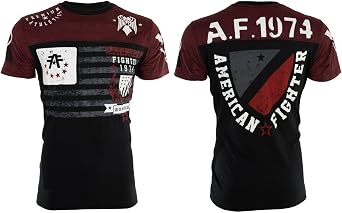 American Fighter Mens T-Shirt Nazareth Black Athletic Fit Crewneck L-3XL NWT