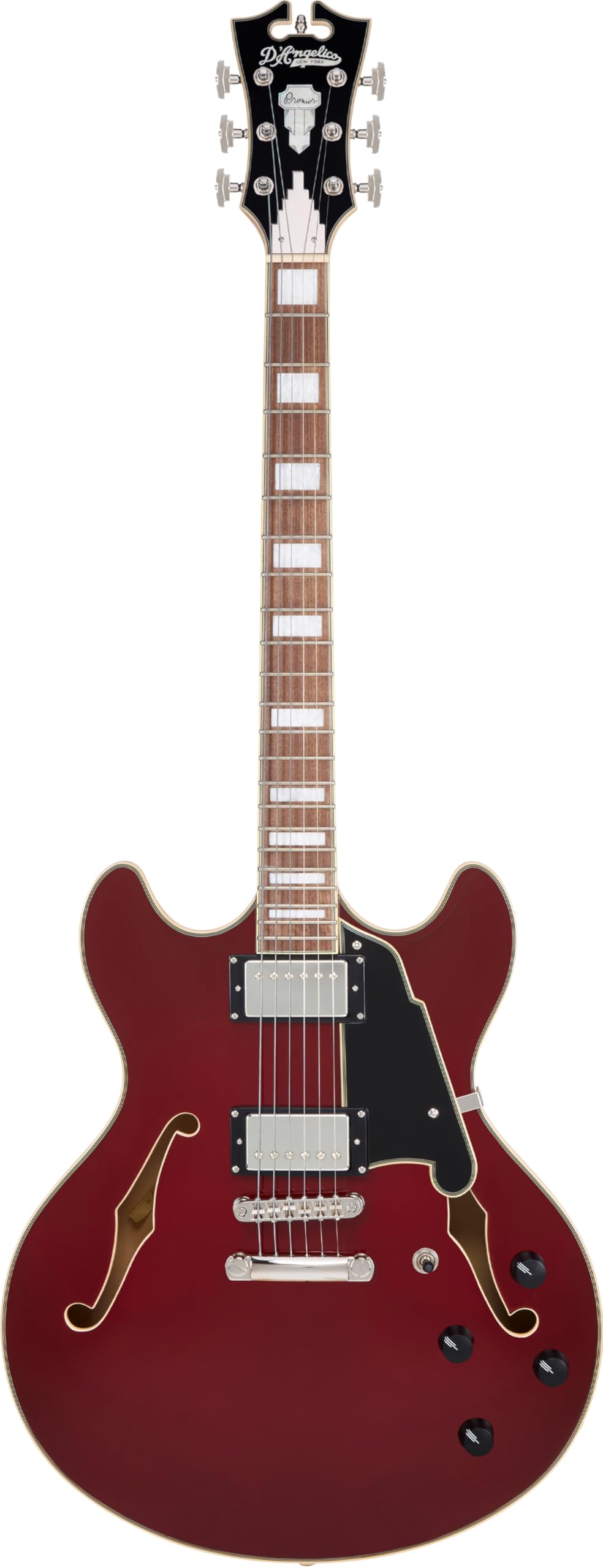 【未使用】D'Angelico Premier SS Burnt Red ギター D'Angelico Premier SS Semi-Hollow Electric Guitar Burnt Red