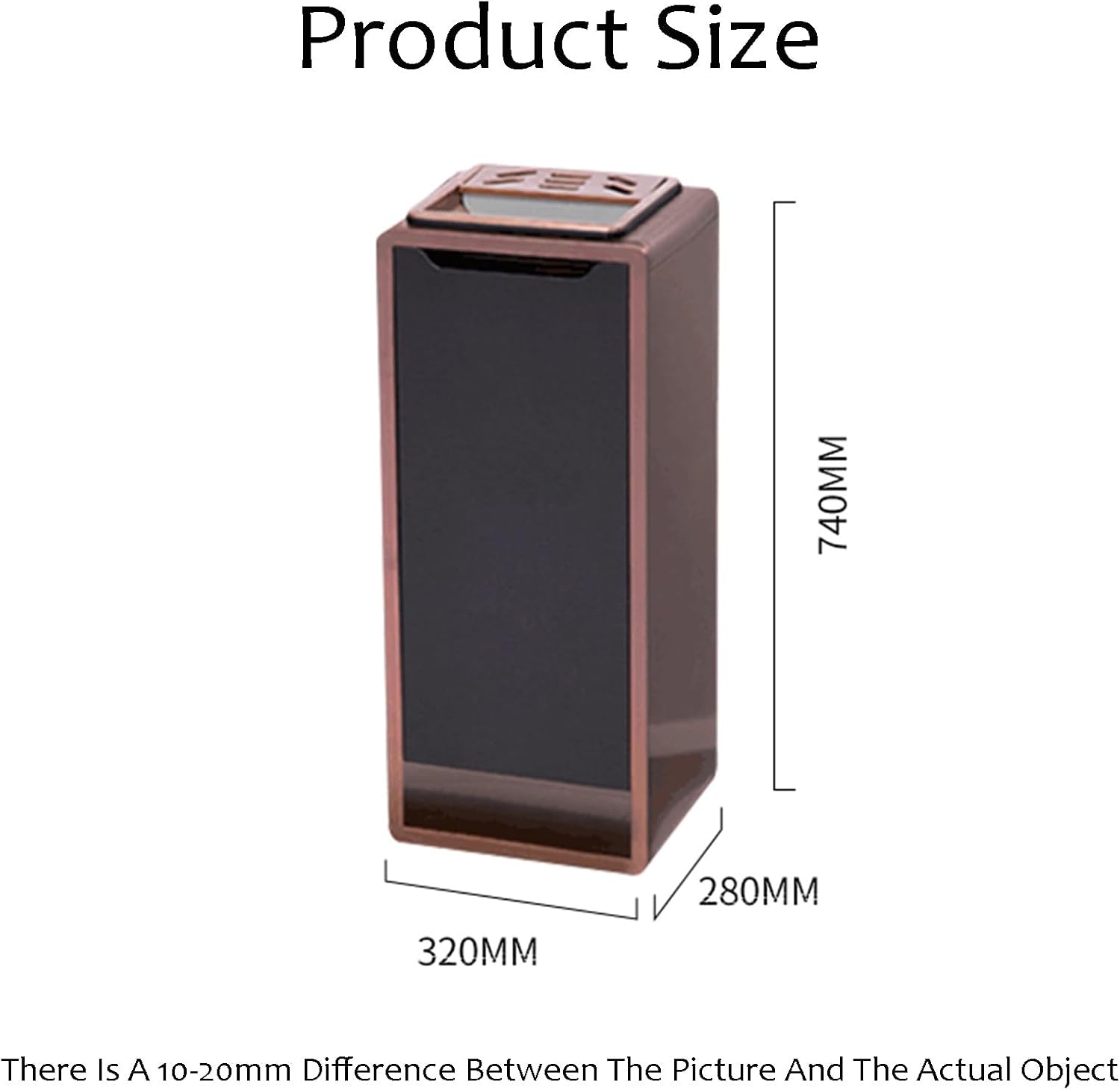 Commercial Stainless Steel Ashtray & Trash Can - Freestanding Outdoor Waste Bin for Shopping Malls, Hotels, Clubs, Patios, and Restaurants, Durable & Weather-Resistant