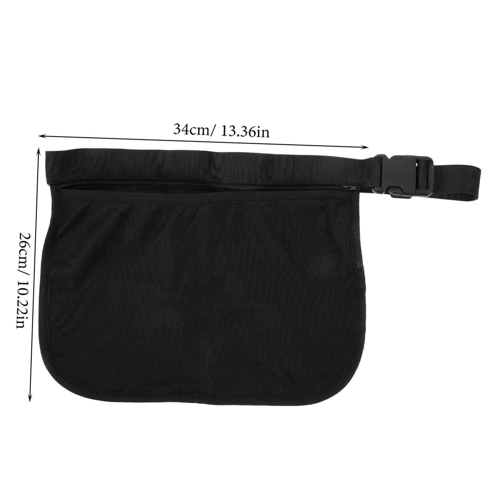 UKCOCO Tennis Ball Storage Mesh Bag Durable Picking Pouch for Tennis Golf and Sports Balls Lightweight Capacity Waist Bag for Easy Transport and Organization