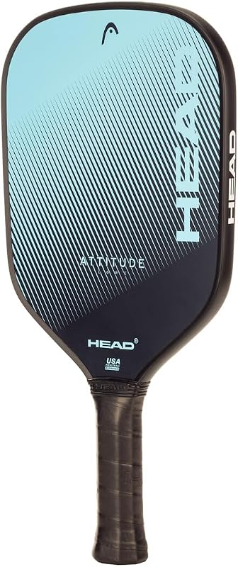 HEAD Attitude Core Pickleball Paddle, Bleu/Noir