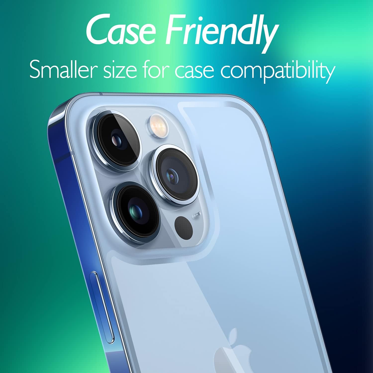 for iPhone 13 Pro Back Screen Protector (2-Pack), iPhone 13 Pro Back Glass Protector Rear Tempered Glass (6.1 inch) Back (2-Piece)