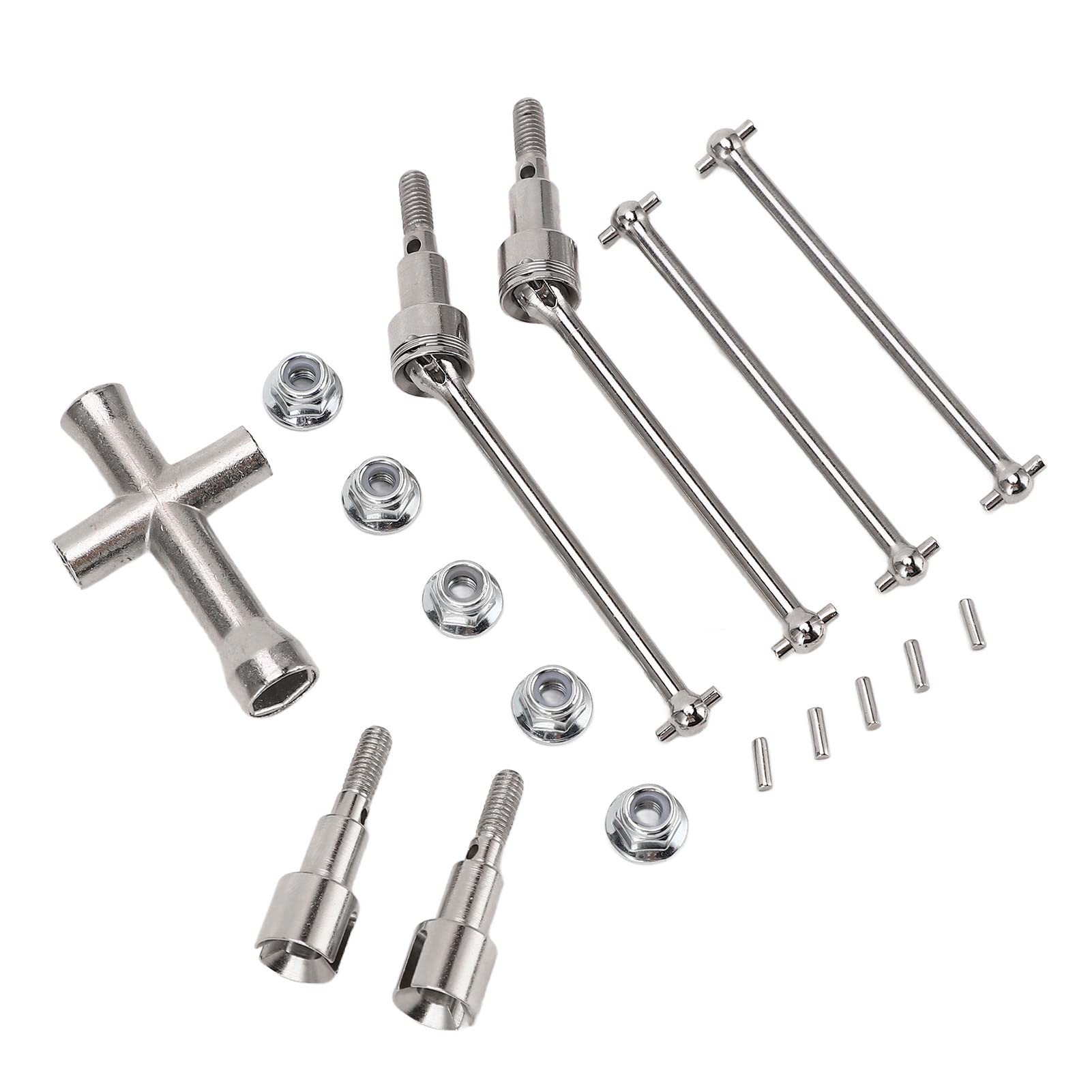 Ejoyous RC Drive Shaft RC Car Axle Drive Shaft Steel for SCY 1/16 16103 16201 16101 16102 Pro Cars with Sturdy Steel Material Easy Installation Enhanced Stability - Image 4