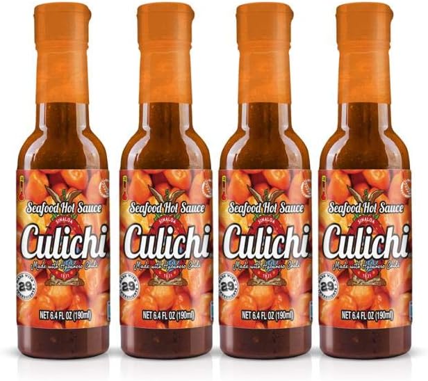 Salsa Culichi Habanero/ Habanero Hot Sauce Quantity of 4 bottles 6.4oz