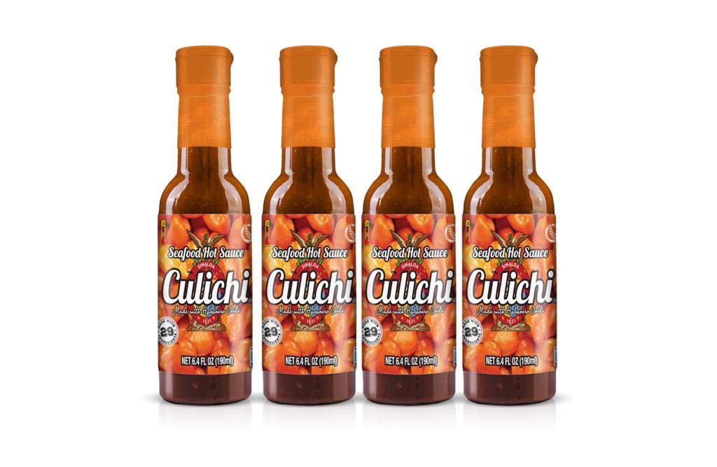 Salsa Culichi Habanero/ Habanero Hot Sauce Quantity of 4 bottles 6.4oz