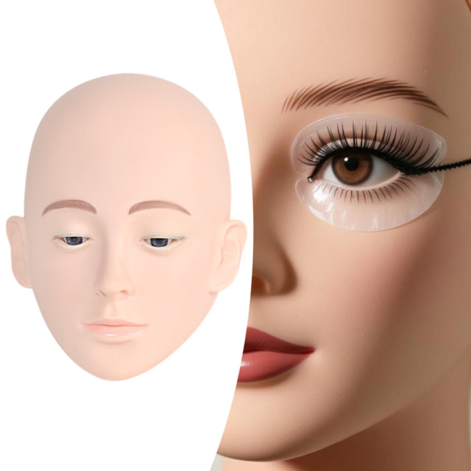 Silikon Mannequin Kopf Wimpern Üben