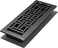 Vista 41 de Decor Grates Registro de suelo oriental AJH212-RB, 2 x 12 pulgadas, acabado de bronce frotado