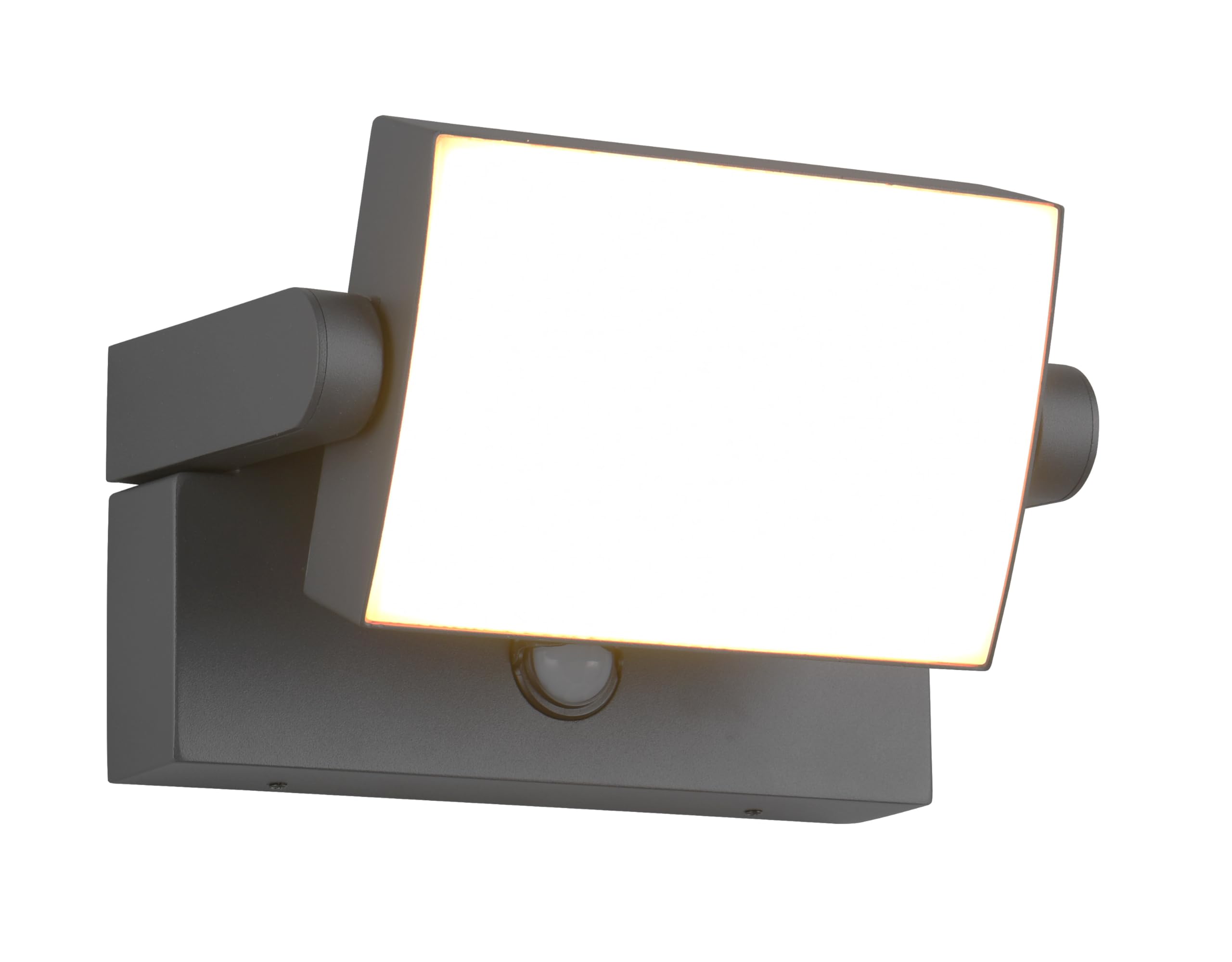 Trio Leuchten Anthracite Trio 246869142 Kansas Wall Light, Ip54, Pir Motion Sensor