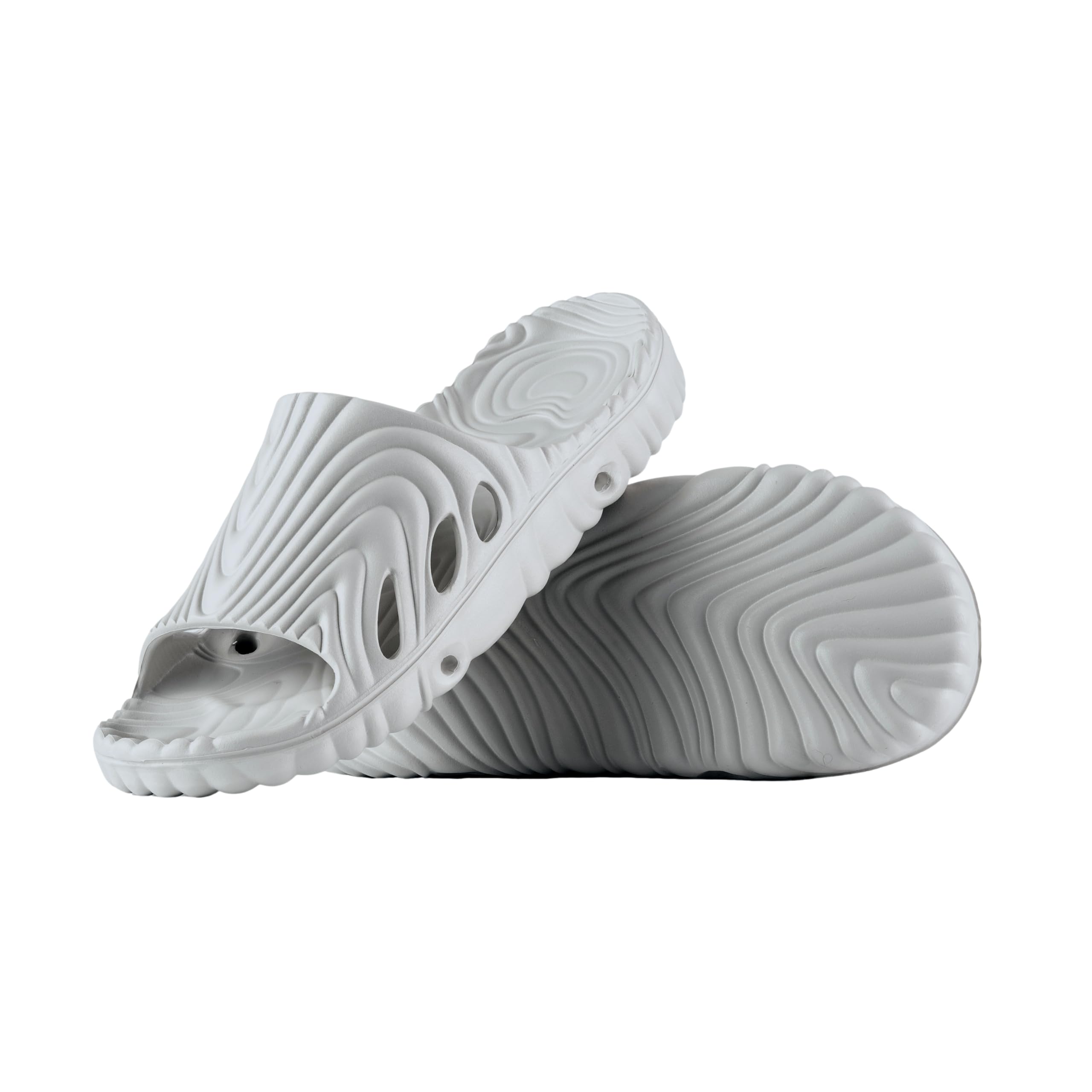 Shower Shoez Mens and Womens Non-Slip, with Side Drain Holes and Arch Support, Gym, Pool, Beach, Dorm Shower Sandal Slides