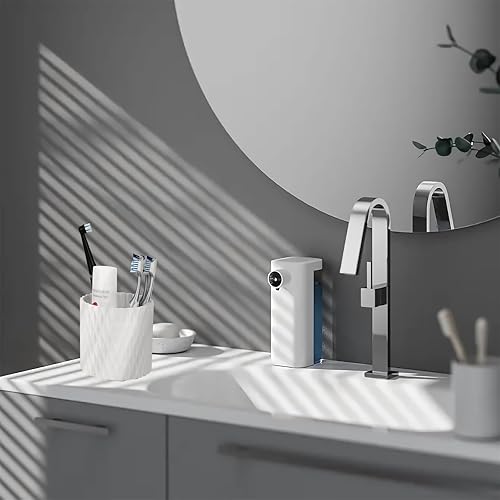 Miniatura 3 de Soporte para cepillos de dientes con 5 ranuras para mesa, organizador de almacenamiento de cepillos de dientes para ducha, soporte para pasta de