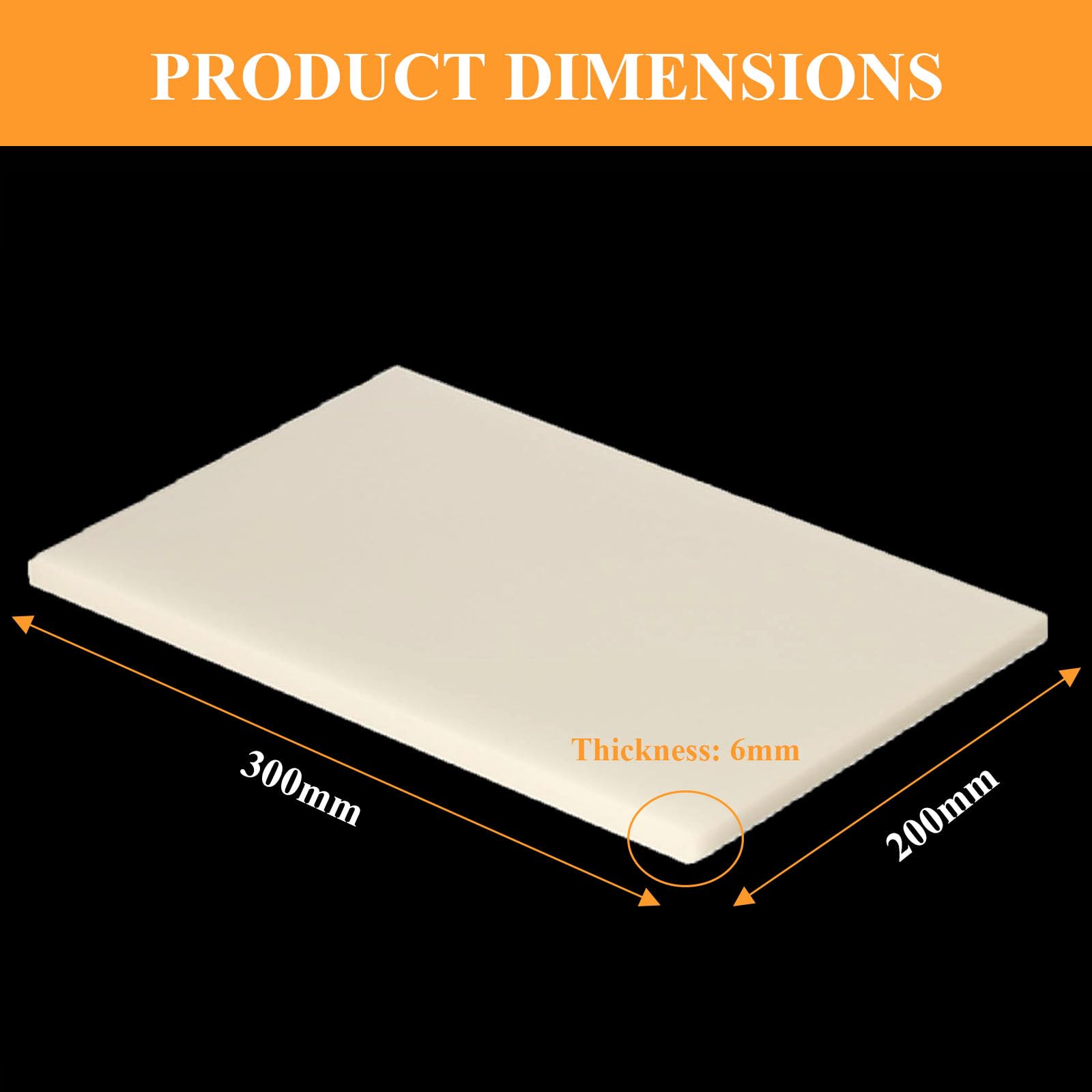 Amazon.co.jp: DFDPAXL ABS樹脂製角板 200×300×6mm～200×300×20mm