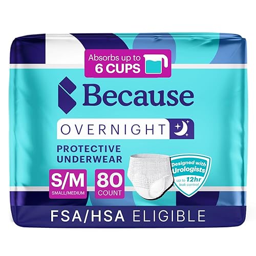 Because Overnight Absorbency Pull Ups - Adult Disposable Incontinence Underwear,