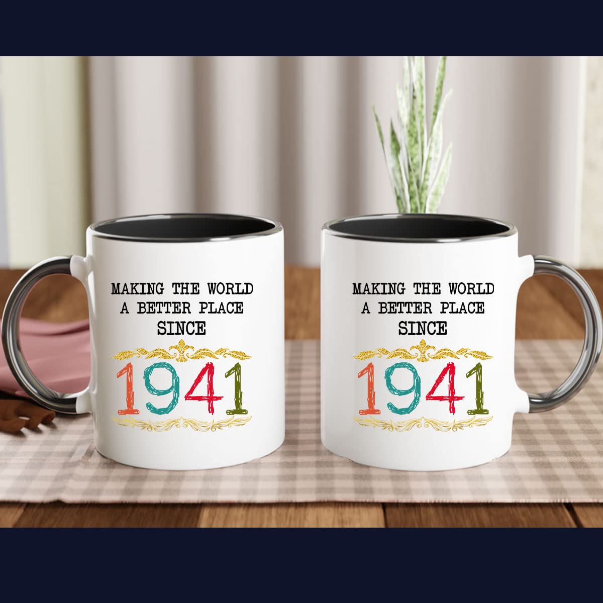 Henghere Cadeau De 81e Anniversaire Pour Homme Et Femme, Cadeau D