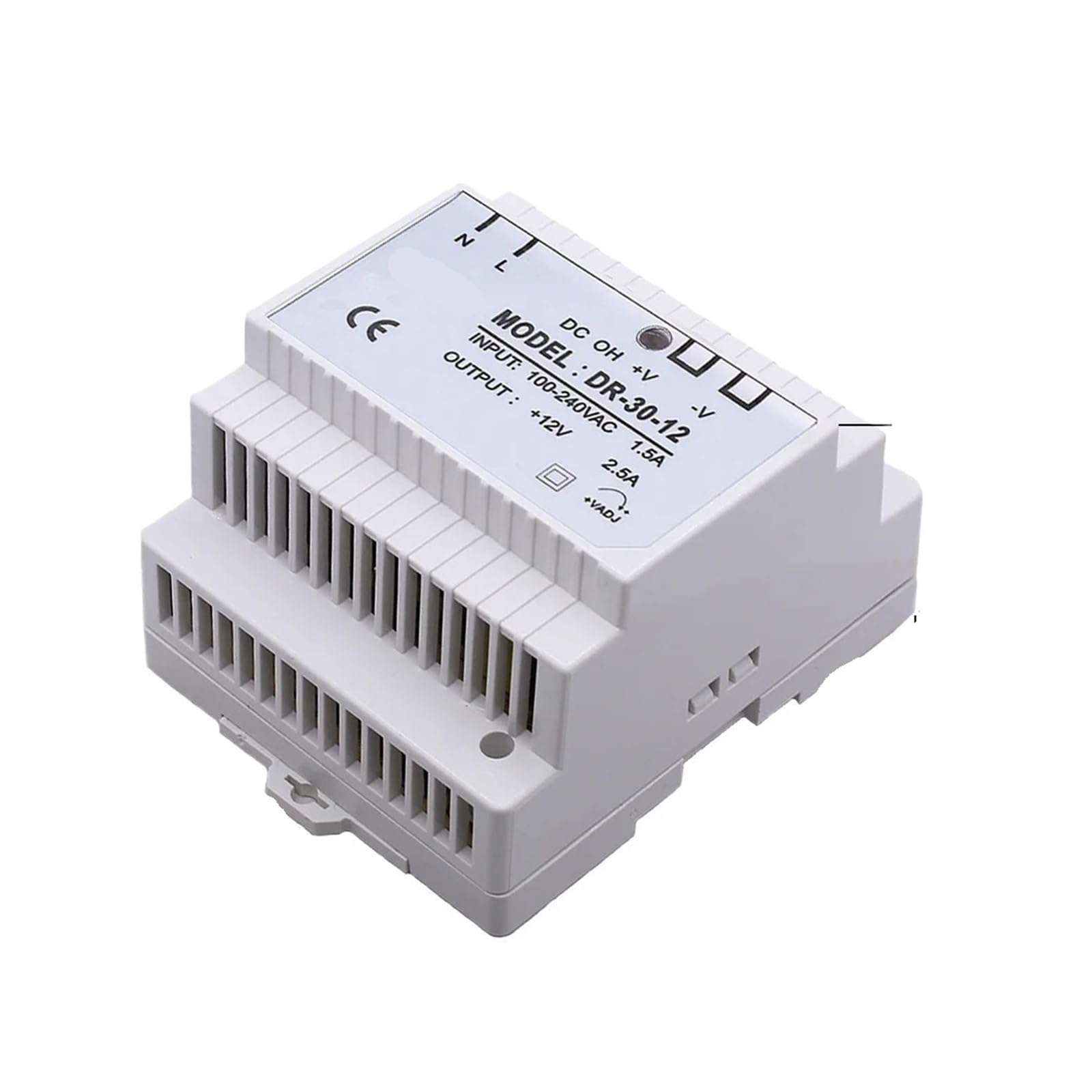 Fuente de alimentación conmutada DR-45 contra caídas de tensión en riel de 5V 3