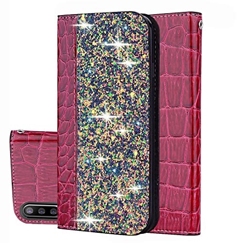 Coque Xiaomi Mi A3 étui cuir à rabat horizontal texture crocodile