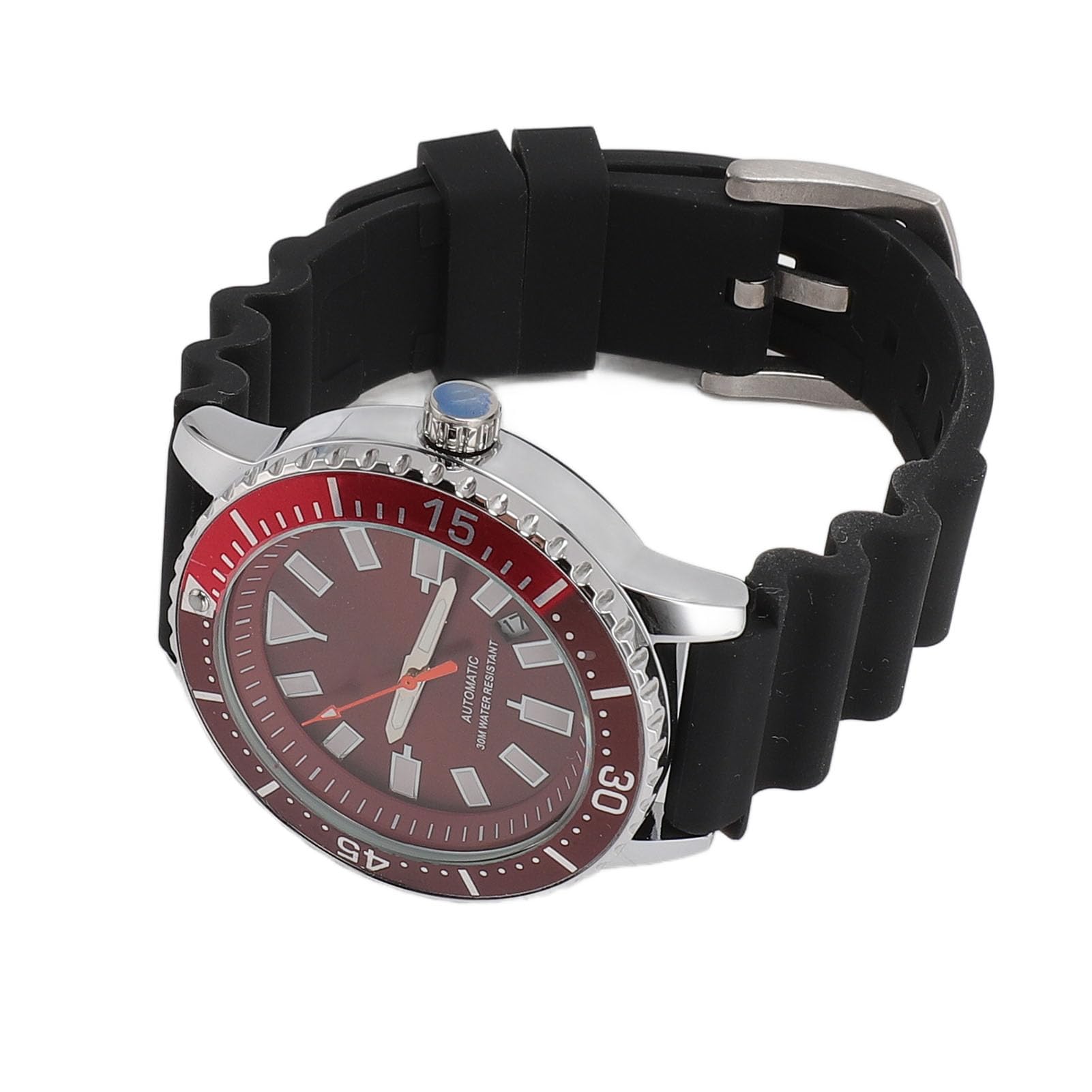 Reloj cronógrafo para hombre, analógico, luminoso, de aleación, con esfera grande, resistente a los arañazos, de lujo, para correr, deportes, pesca