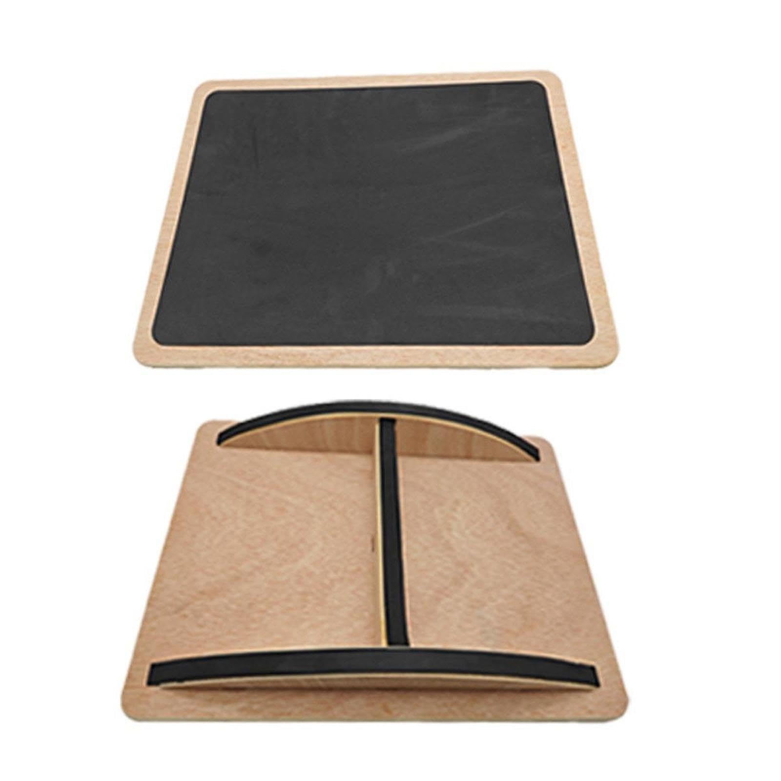 Tabla De Wobble De Madera Antideslizante Para Equilibrio Y,Estilo B