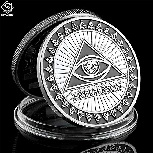 Collezioni di lingotti e Monete in Argento Massone da 1 oz con Simboli massonici