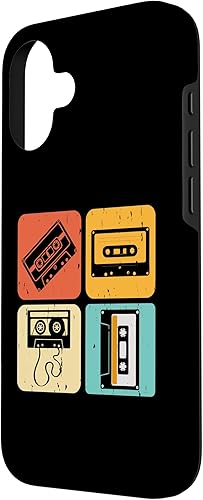 Miniatura 64 de Cassette Tape Music 70s 80s 90s Retro Playlist Case for iPhone 16 Pro Max