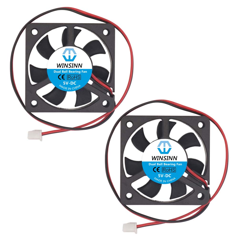 Buy WINSINN Dual Ball Bearings 50mm Fan Brushless Cooling 5V 5010 50mm